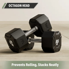 Major Fitness Urethane Octagonal-Shield Dumbbells