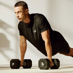 Major Fitness Urethane Octagonal-Shield Dumbbells