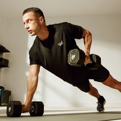 Major Fitness Urethane Octagonal-Shield Dumbbells