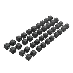 Power Systems Rubber Hex Dumbbell Pairs