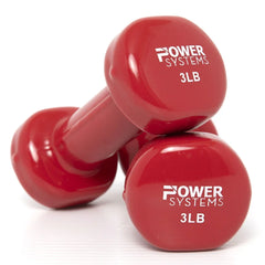 Power Systems Premium Dumbbell Storage Rack with 44 Deluxe Vinyl DB Prime Pairs