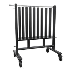 Power Systems Premium Dumbbell Storage Rack with 44 Black Neoprene Pairs DB