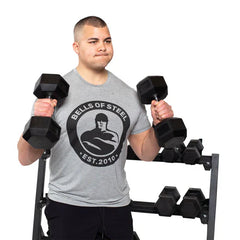 Bells of Steel Ergo Rubber Hex Dumbbells