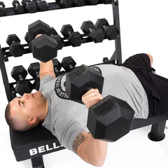 Bells of Steel Ergo Rubber Hex Dumbbells