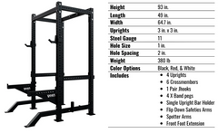 G-PR-3020 Power Rack by Troy Barbell