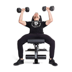 Bells of Steel Straight Handle Rubber Hex Dumbbell Sets