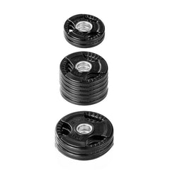400lb Olympic Rubber Grip Plate Set by Lifeline