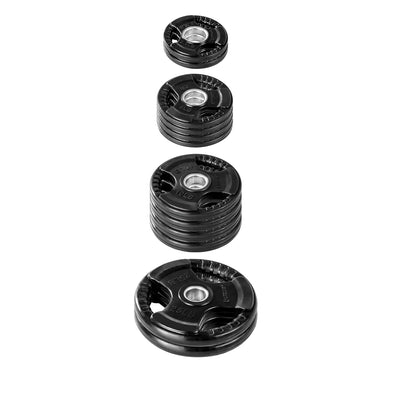 500lb Olympic Rubber Grip Plate Set by Lifeline